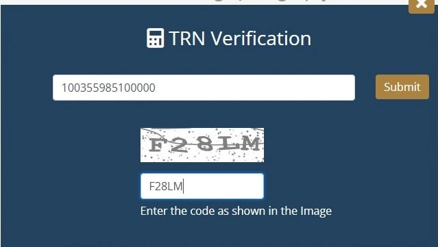 online trn verification in uae