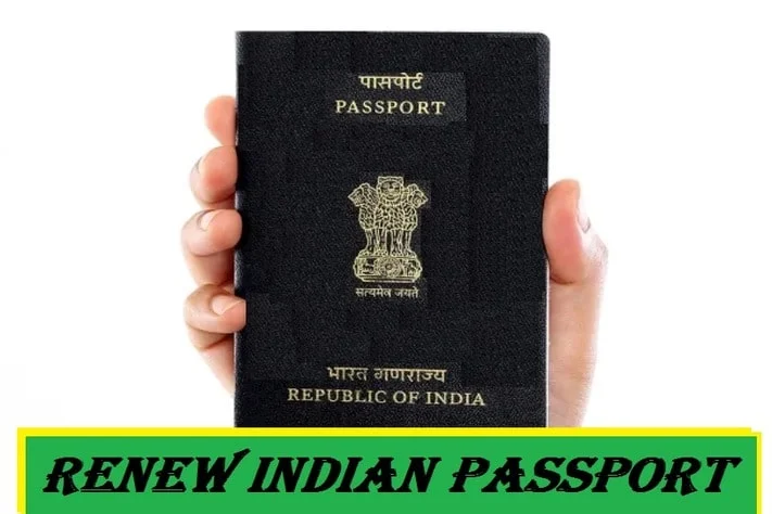 UAE Resident holding Indian passport in hand